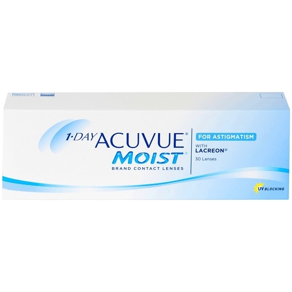 1 Day Acuvue Moist For Astigmatism 5  - Lentilles Essai - Lentilles de contact